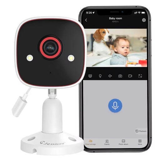 [FD251103000014] 2K Indoor WiFi Home Security Camera 2-Way Audio Cloud & SD Card Storage Ai Detection 3MP HD Smart Home Baby Monitor Pet Dog Cam